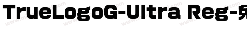 TrueLogoG-Ultra Reg字体转换